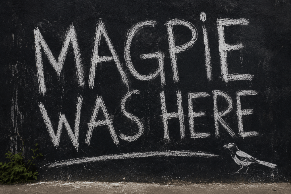Magpie Was Here